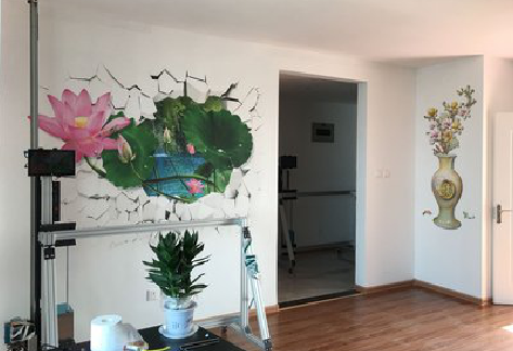 温岭墙体彩绘相比墙纸的优势。