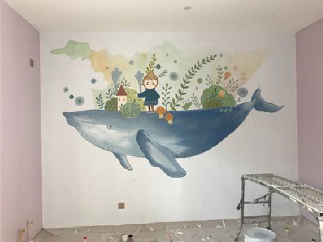 温岭手绘墙的特点及优势。